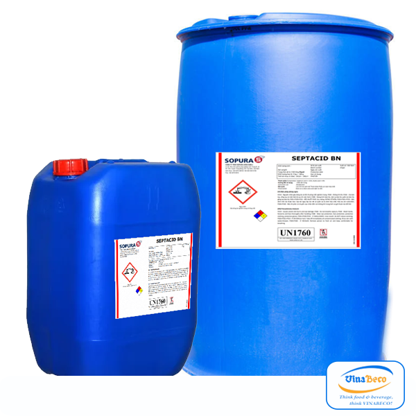 Septacid BN - Hóa chất tank lên men - VinaBeco - Công Ty CP Công Nghệ Bia Rượu Nước Giải Khát Việt Nam